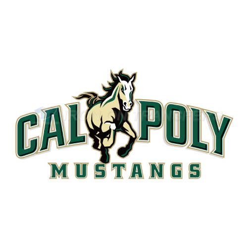 Cal Poly Mustangs logo T-shirts Iron On Transfers N4050 - Click Image to Close